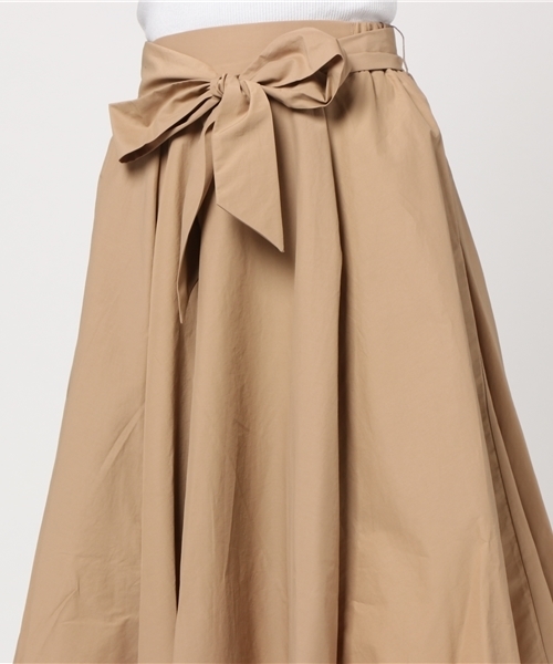 un dix cors（アンディコール）の「ボリュームフレアスカート（スカート・レディース・カーキ/ベージュ/ピンク・ﾌﾘ-）」の7枚目の写真
