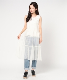 WEGO | WEGO/チュールティアードワンピース(ワンピース)