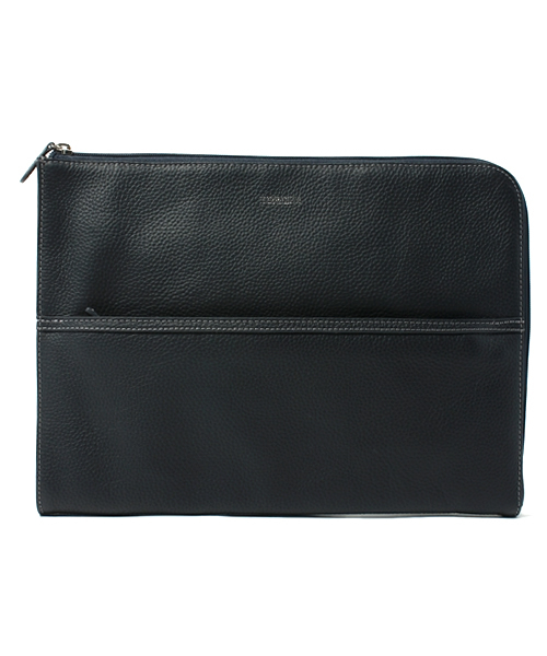 UNITED ARROWS（ユナイテッドアローズ）の「UAL CALF CLUTCH（クラッチバッグ・メンズ・ブラック/グレー/ダークブラウン/レッド/ネイビー/パープル・フリー）」の4枚目の写真
