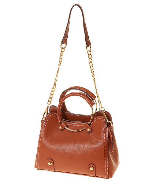 fifth(フィフス)の「リングハンドル2wayミニバッグ(ハンドバッグ・レディース・ホワイト/ベージュ/ブラウン/レッド・FREE)」の5枚目の写真