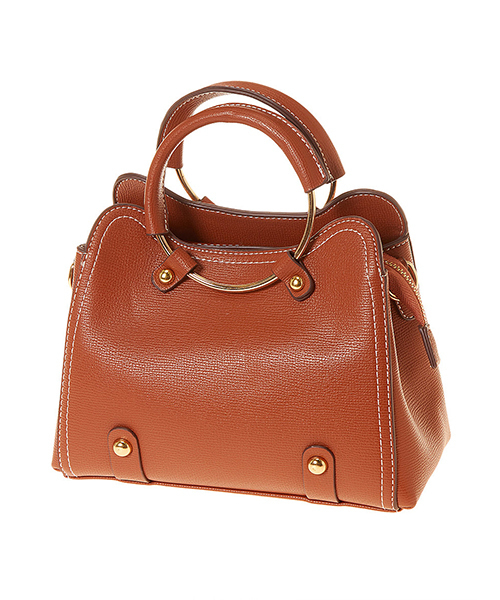 fifth(フィフス)の「リングハンドル2wayミニバッグ(ハンドバッグ・レディース・ホワイト/ベージュ/ブラウン/レッド・FREE)」の9枚目の写真