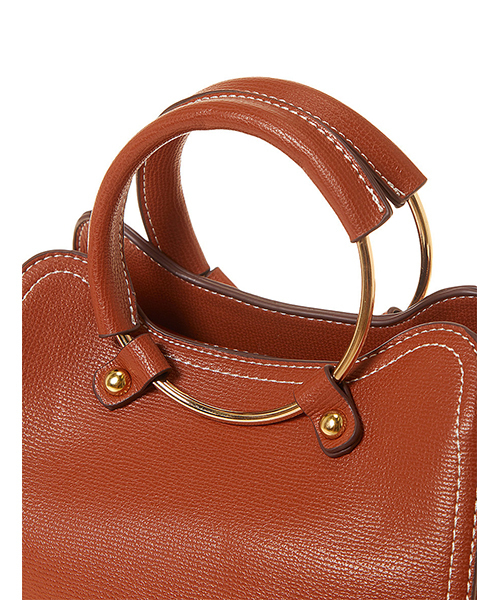 fifth(フィフス)の「リングハンドル2wayミニバッグ(ハンドバッグ・レディース・ホワイト/ベージュ/ブラウン/レッド・FREE)」の10枚目の写真