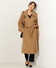 SACRAサクラ　Aライン2way七分袖ウールコート　ベージュ　アルパカ SACRA サクラ レディース コート ロング ステンカラー