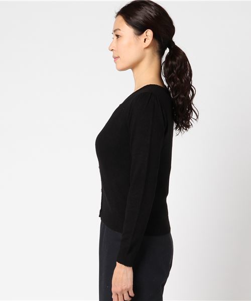 LODISPOTTO（ロディスポット）の「もちもちカーディガン（カーディガン/ボレロ・レディース・ホワイト/ライトブルー/ブラック/ネイビー/ピンク/クリーム/ラベンダー/ベビーピンク・MEDIUM）」の14枚目の写真