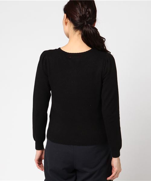 LODISPOTTO（ロディスポット）の「もちもちカーディガン（カーディガン/ボレロ・レディース・ホワイト/ライトブルー/ブラック/ネイビー/ピンク/クリーム/ラベンダー/ベビーピンク・MEDIUM）」の12枚目の写真