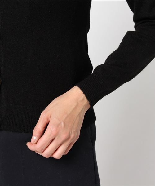 LODISPOTTO（ロディスポット）の「もちもちカーディガン（カーディガン/ボレロ・レディース・ホワイト/ライトブルー/ブラック/ネイビー/ピンク/クリーム/ラベンダー/ベビーピンク・MEDIUM）」の9枚目の写真