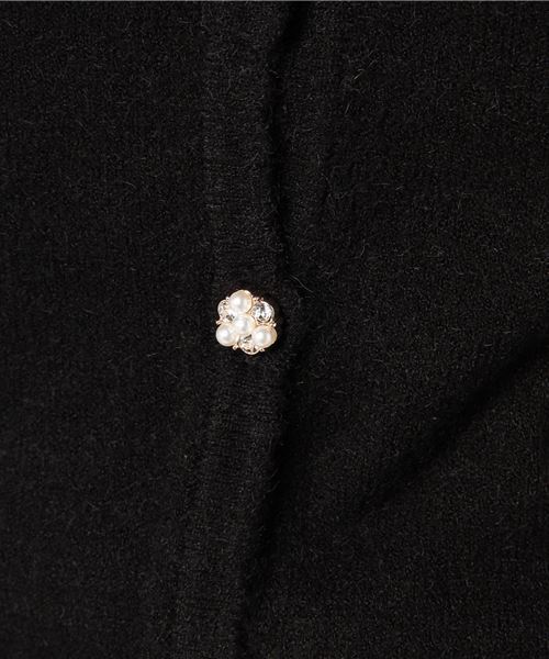 LODISPOTTO（ロディスポット）の「もちもちカーディガン（カーディガン/ボレロ・レディース・ホワイト/ライトブルー/ブラック/ネイビー/ピンク/クリーム/ラベンダー/ベビーピンク・MEDIUM）」の11枚目の写真