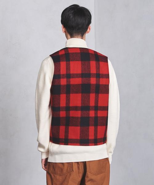 FILSON（フィルソン）の「＜FILSON（フィルソン）＞ MACKINAW VEST（ベスト・メンズ・ダークグレー/レッド・SMALL/MEDIUM）」の9枚目の写真
