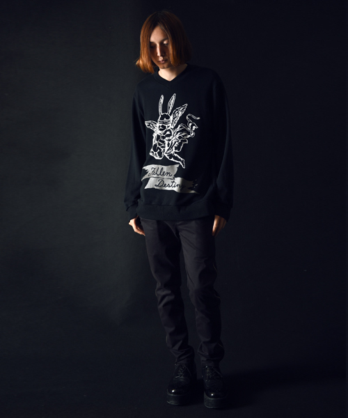 MILKBOY(ミルクボーイ)の「FALLEN スウェット(スウェット・メンズ・ブラック/グレー/ベージュ・FREE)」の13枚目の写真