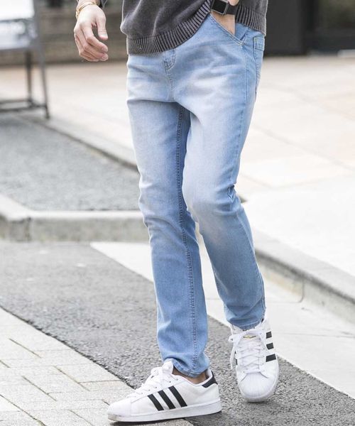 ADMIX/ATELIER SAB MEN（アドミックスアトリエサブメン）の「ストレッチデニムサルエルパンツ（デニムパンツ・メンズ・ブラック/インディゴブルー/ノンウォッシュ/ライトインディゴブルー・48/50）」の3枚目の写真