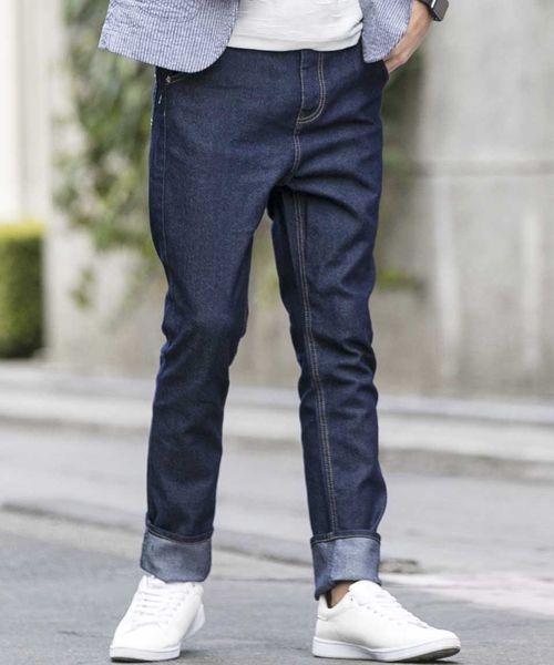 ADMIX/ATELIER SAB MEN（アドミックスアトリエサブメン）の「ストレッチデニムサルエルパンツ（デニムパンツ・メンズ・ブラック/インディゴブルー/ノンウォッシュ/ライトインディゴブルー・48/50）」の5枚目の写真