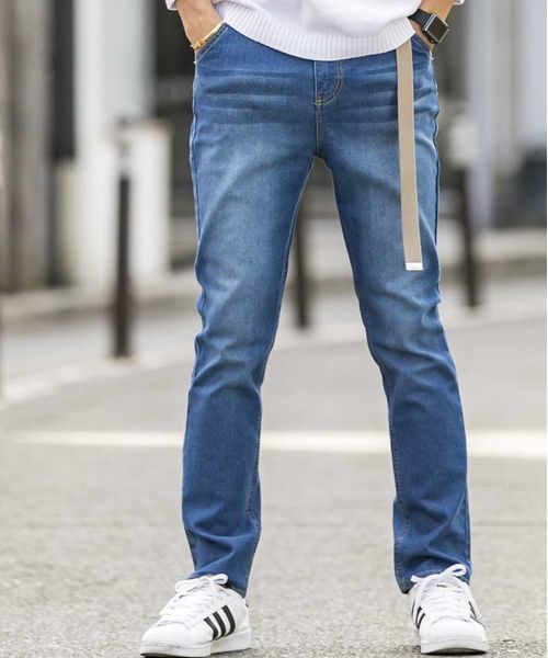 ADMIX/ATELIER SAB MEN（アドミックスアトリエサブメン）の「ストレッチデニムサルエルパンツ（デニムパンツ・メンズ・ブラック/インディゴブルー/ノンウォッシュ/ライトインディゴブルー・48/50）」の10枚目の写真