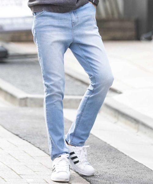 ADMIX/ATELIER SAB MEN（アドミックスアトリエサブメン）の「ストレッチデニムサルエルパンツ（デニムパンツ・メンズ・ブラック/インディゴブルー/ノンウォッシュ/ライトインディゴブルー・48/50）」の12枚目の写真