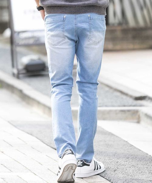 ADMIX/ATELIER SAB MEN（アドミックスアトリエサブメン）の「ストレッチデニムサルエルパンツ（デニムパンツ・メンズ・ブラック/インディゴブルー/ノンウォッシュ/ライトインディゴブルー・48/50）」の13枚目の写真