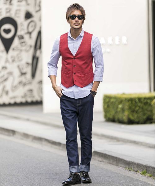 ADMIX/ATELIER SAB MEN（アドミックスアトリエサブメン）の「ストレッチデニムサルエルパンツ（デニムパンツ・メンズ・ブラック/インディゴブルー/ノンウォッシュ/ライトインディゴブルー・48/50）」の16枚目の写真