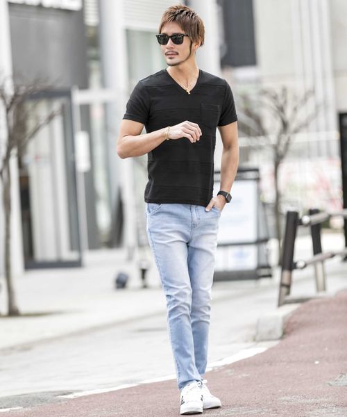 ADMIX/ATELIER SAB MEN（アドミックスアトリエサブメン）の「ストレッチデニムサルエルパンツ（デニムパンツ・メンズ・ブラック/インディゴブルー/ノンウォッシュ/ライトインディゴブルー・48/50）」の17枚目の写真