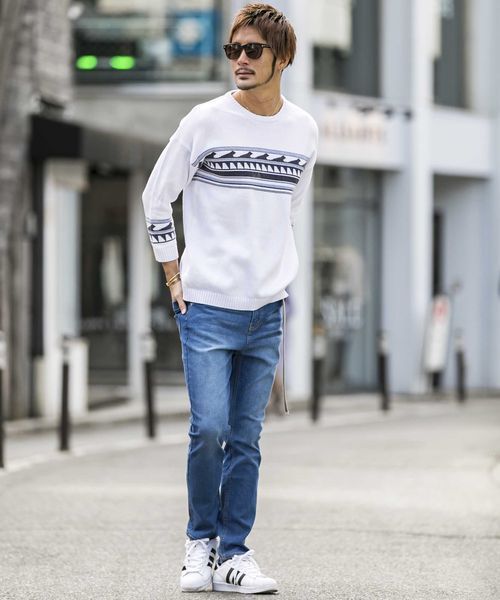 ADMIX/ATELIER SAB MEN（アドミックスアトリエサブメン）の「ストレッチデニムサルエルパンツ（デニムパンツ・メンズ・ブラック/インディゴブルー/ノンウォッシュ/ライトインディゴブルー・48/50）」の18枚目の写真