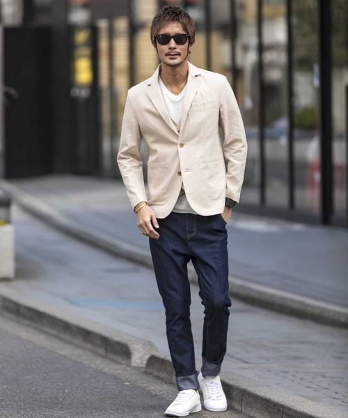 ADMIX/ATELIER SAB MEN（アドミックスアトリエサブメン）の「ストレッチデニムサルエルパンツ（デニムパンツ・メンズ・ブラック/インディゴブルー/ノンウォッシュ/ライトインディゴブルー・48/50）」の20枚目の写真