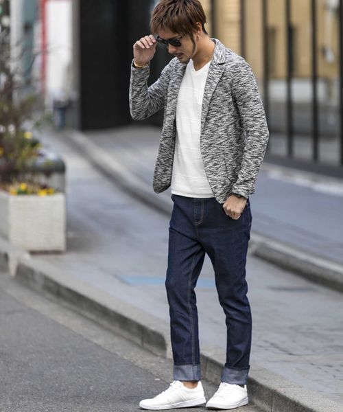 ADMIX/ATELIER SAB MEN（アドミックスアトリエサブメン）の「ストレッチデニムサルエルパンツ（デニムパンツ・メンズ・ブラック/インディゴブルー/ノンウォッシュ/ライトインディゴブルー・48/50）」の21枚目の写真