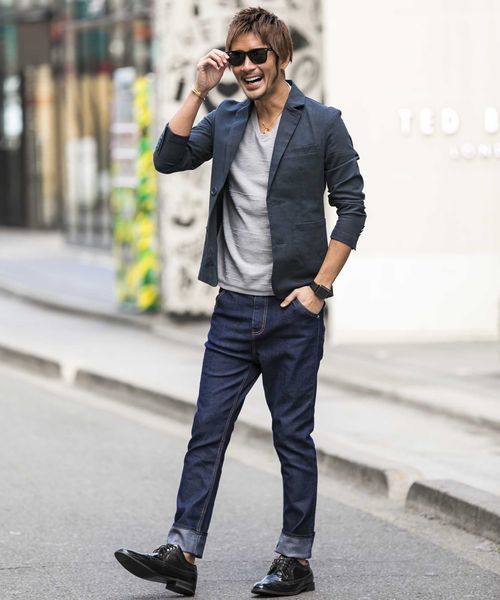 ADMIX/ATELIER SAB MEN（アドミックスアトリエサブメン）の「ストレッチデニムサルエルパンツ（デニムパンツ・メンズ・ブラック/インディゴブルー/ノンウォッシュ/ライトインディゴブルー・48/50）」の22枚目の写真