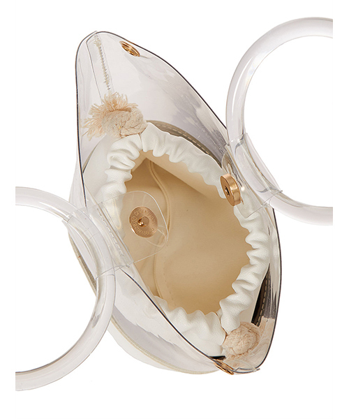 fifth（フィフス）の「リングクリアバッグ（ハンドバッグ・レディース・ホワイト/ブラック/ベージュ/イエロー・FREE）」の15枚目の写真