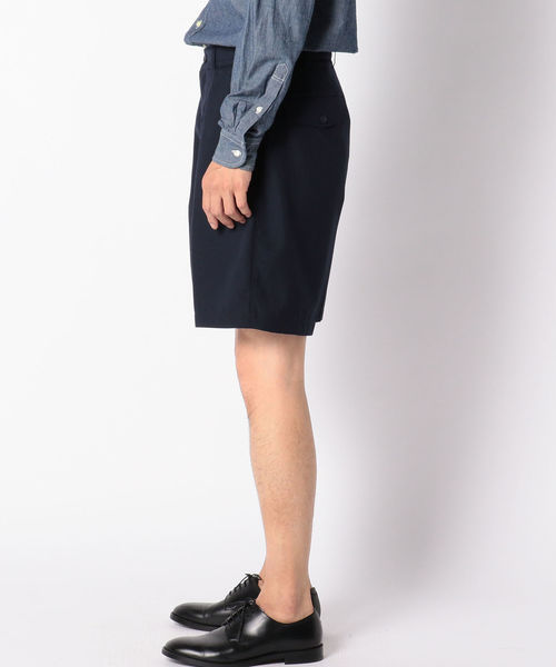 CEASTERS（ケステル）の「CEASTERS: 2プリーツ ウールイージー ショーツ（その他パンツ・メンズ・ブラック/ネイビー・44/46/48）」の3枚目の写真