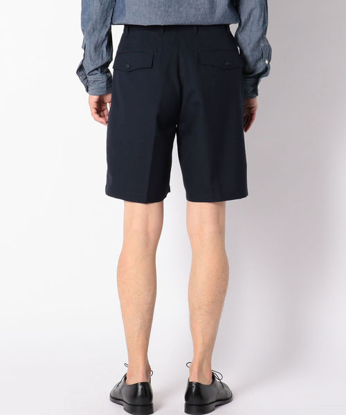 CEASTERS（ケステル）の「CEASTERS: 2プリーツ ウールイージー ショーツ（その他パンツ・メンズ・ブラック/ネイビー・44/46/48）」の4枚目の写真