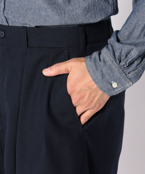 CEASTERS（ケステル）の「CEASTERS: 2プリーツ ウールイージー ショーツ（その他パンツ・メンズ・ブラック/ネイビー・44/46/48）」の7枚目の写真