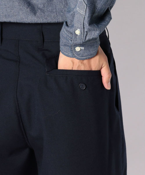 CEASTERS（ケステル）の「CEASTERS: 2プリーツ ウールイージー ショーツ（その他パンツ・メンズ・ブラック/ネイビー・44/46/48）」の9枚目の写真