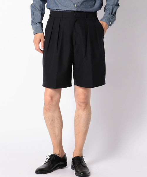 CEASTERS（ケステル）の「CEASTERS: 2プリーツ ウールイージー ショーツ（その他パンツ・メンズ・ブラック/ネイビー・44/46/48）」の14枚目の写真