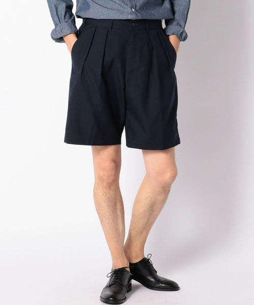CEASTERS（ケステル）の「CEASTERS: 2プリーツ ウールイージー ショーツ（その他パンツ・メンズ・ブラック/ネイビー・44/46/48）」の15枚目の写真