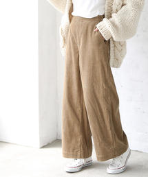coen | 【新色追加】コーデュロイワイドパンツ(その他パンツ)
