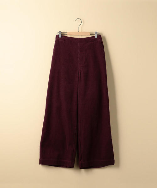 coen（コーエン）の「【新色追加】コーデュロイワイドパンツ（その他パンツ・レディース・ナチュラル/ネイビー/ワイン/ライトグレー/ホワイト/ライム/ベージュ・SMALL/MEDIUM/LARGE）」の12枚目の写真