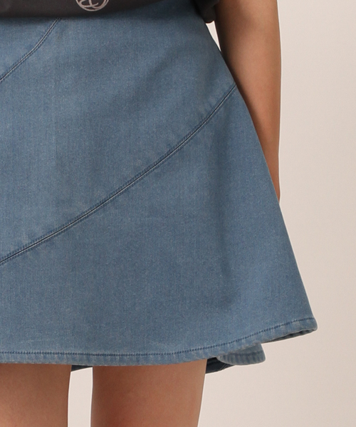 Another Edition（アナザーエディション）の「AE[A]ﾎﾞﾝﾃﾞｨﾝｸﾞ ﾌﾚｱSK（スカート・レディース・ネイビー/ライトブルー/コバルトブルー・SMALL/MEDIUM）」の7枚目の写真