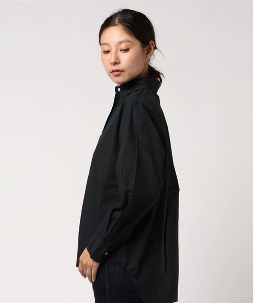 LOWRYS FARM（ローリーズファーム）の「レギュラーシャツロングスリーブ 804833（シャツ/ブラウス・レディース・ブラック/オフホワイト/カーキ/ブラック系その他/ベージュ系その他/ブルー系その他/ベージュ/ストライプ/ブルー・MEDIUM/LARGE）」の17枚目の写真