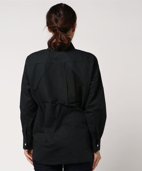 LOWRYS FARM（ローリーズファーム）の「レギュラーシャツロングスリーブ 804833（シャツ/ブラウス・レディース・ブラック/オフホワイト/カーキ/ブラック系その他/ベージュ系その他/ブルー系その他/ベージュ/ストライプ/ブルー・MEDIUM/LARGE）」の18枚目の写真