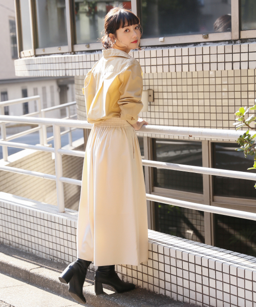 LOWRYS FARM（ローリーズファーム）の「レギュラーシャツロングスリーブ 804833（シャツ/ブラウス・レディース・ブラック/オフホワイト/カーキ/ブラック系その他/ベージュ系その他/ブルー系その他/ベージュ/ストライプ/ブルー・MEDIUM/LARGE）」の15枚目の写真