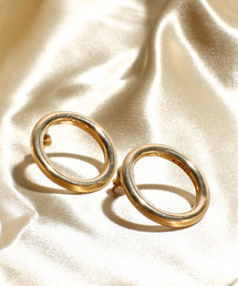 Losau（ロサウ）の「Losau ロサウ / Hoop ring pierce フープリングピアス シルバー925 / lo-p009（ピアス（両耳用））」