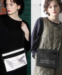 knock through abstraction（ノックスルーアブストラクション）の「【knock through abstraction/ノックスルーアブストラクション】reflection fabric sacoche（ショルダーバッグ）」