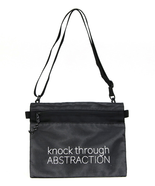 knock through abstraction(ノックスルーアブストラクション)の「【knock through abstraction/ノックスルーアブストラクション】reflection fabric sacoche(ショルダーバッグ・レディース・ホワイト/ブラック・FREE)」の19枚目の写真