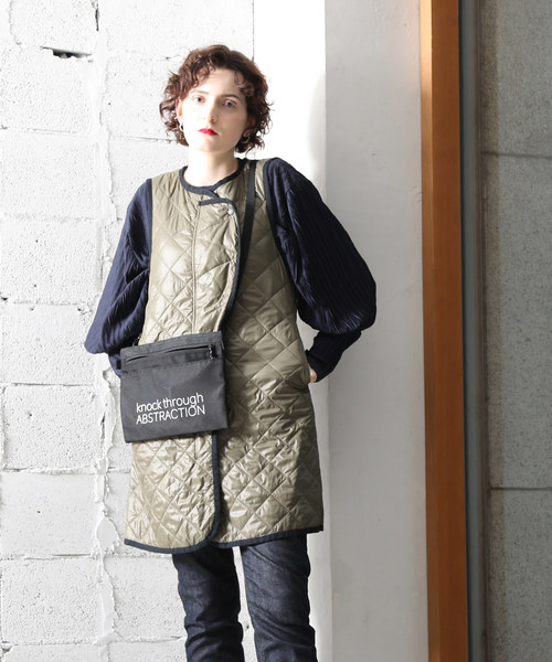knock through abstraction(ノックスルーアブストラクション)の「【knock through abstraction/ノックスルーアブストラクション】reflection fabric sacoche(ショルダーバッグ・レディース・ホワイト/ブラック・FREE)」の22枚目の写真