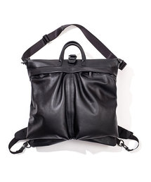 美品！F/CE. WP LEATHER HELMETBAG ブラック 3WAY