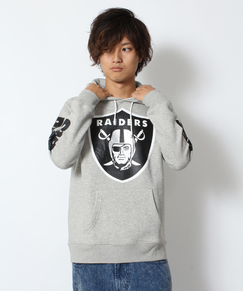 WEGO(ウィゴー)の「WEGO/RAIDERSパーカー(パーカー・メンズ・ブラック/杢グレー・MEDIUM/LARGE)」の1枚目の写真