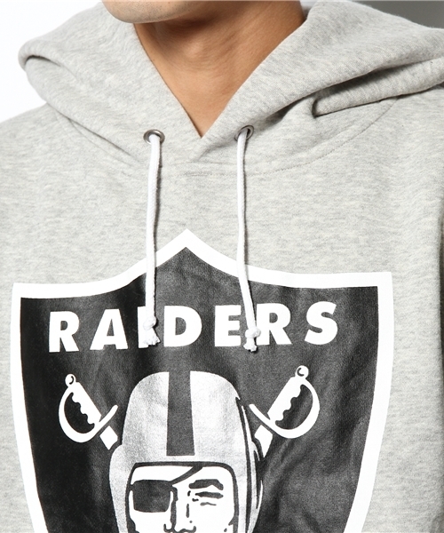 WEGO(ウィゴー)の「WEGO/RAIDERSパーカー(パーカー・メンズ・ブラック/杢グレー・MEDIUM/LARGE)」の5枚目の写真