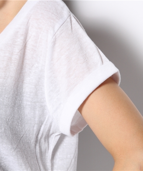 laule'a sunny side store(ラウレアサニーサイドストア)の「モノクロサンセットフォトTee(Tシャツ/カットソー・レディース・ホワイト・FREE)」の7枚目の写真