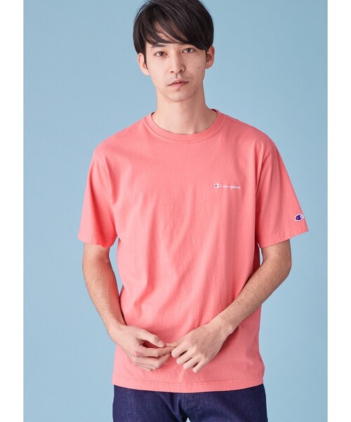Champion(チャンピオン)の「Champion for tk.TAKEO KIKUCHI ロゴ刺繍Tシャツ(Tシャツ/カットソー・メンズ・ホワイト/ブラック/ネイビー/カーキ/ブルー/ボルドー/チャコール/ピンク系/ライトグリーン/オリーブ/レッド系1・01/02/03)」の22枚目の写真