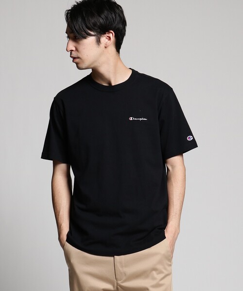 Champion(チャンピオン)の「Champion for tk.TAKEO KIKUCHI ロゴ刺繍Tシャツ(Tシャツ/カットソー・メンズ・ホワイト/ブラック/ネイビー/カーキ/ブルー/ボルドー/チャコール/ピンク系/ライトグリーン/オリーブ/レッド系1・01/02/03)」の15枚目の写真