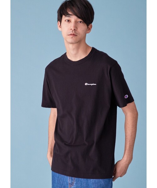 Champion(チャンピオン)の「Champion for tk.TAKEO KIKUCHI ロゴ刺繍Tシャツ(Tシャツ/カットソー・メンズ・ホワイト/ブラック/ネイビー/カーキ/ブルー/ボルドー/チャコール/ピンク系/ライトグリーン/オリーブ/レッド系1・01/02/03)」の14枚目の写真
