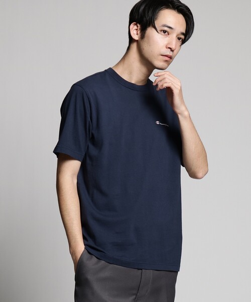 Champion(チャンピオン)の「Champion for tk.TAKEO KIKUCHI ロゴ刺繍Tシャツ(Tシャツ/カットソー・メンズ・ホワイト/ブラック/ネイビー/カーキ/ブルー/ボルドー/チャコール/ピンク系/ライトグリーン/オリーブ/レッド系1・01/02/03)」の13枚目の写真