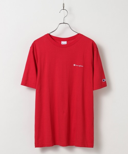 Champion(チャンピオン)の「Champion for tk.TAKEO KIKUCHI ロゴ刺繍Tシャツ(Tシャツ/カットソー・メンズ・ホワイト/ブラック/ネイビー/カーキ/ブルー/ボルドー/チャコール/ピンク系/ライトグリーン/オリーブ/レッド系1・01/02/03)」の11枚目の写真